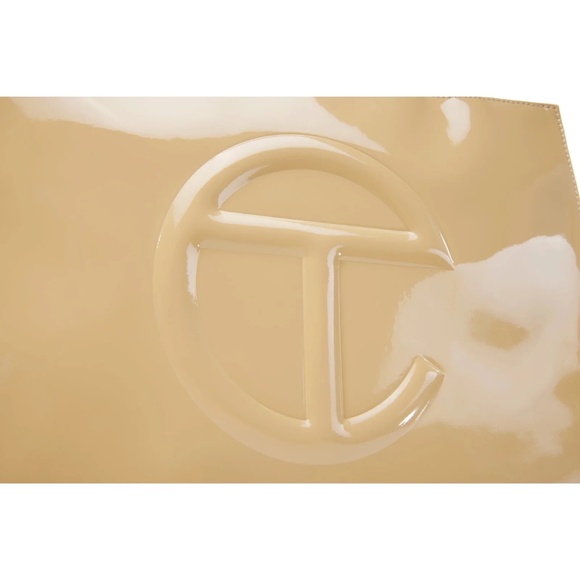 NWT - Telfar Medium Shopping Bag - Khaki Patent - Picture 5 of 5